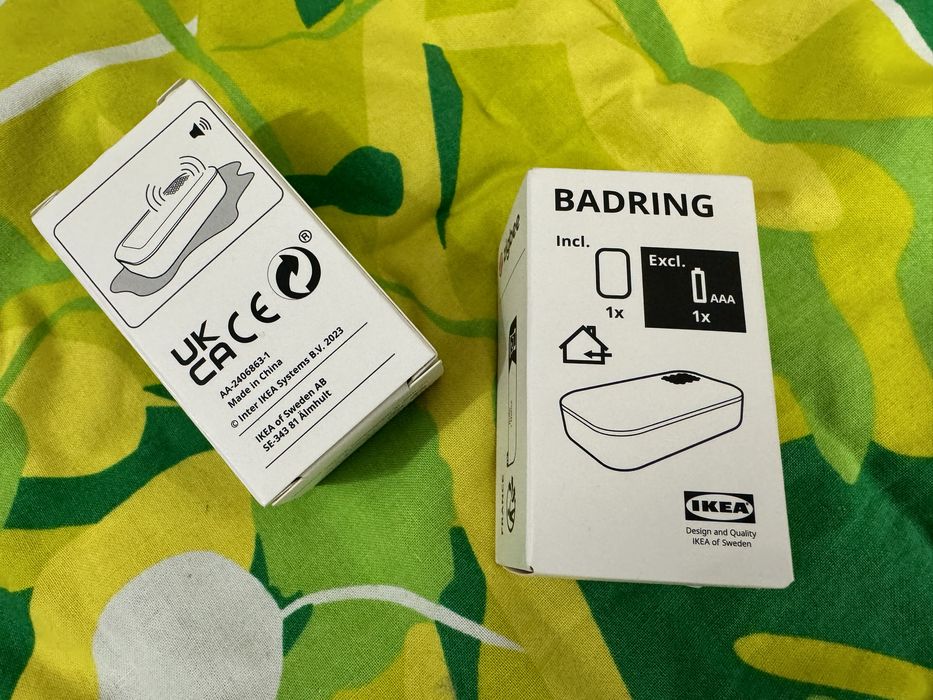 Датчик протечки умный дом икея BADRING (zigbee)