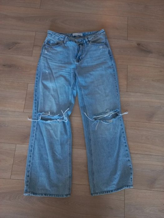 Stradivarius petite 40 L szerokie nogawki