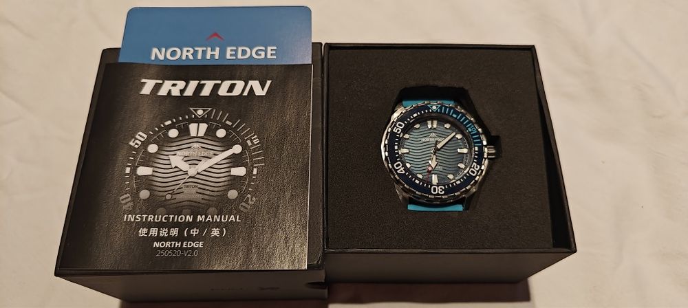 Zegarek nowy North Edge - zegarek zasilany baterią słoneczną.