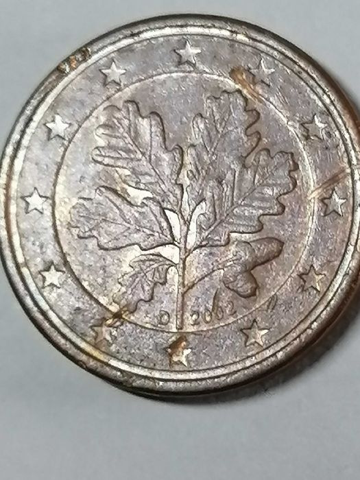 Moedas de 1 cêntimo A/F/D/G/J/-2002 Alemãs raras TROCA