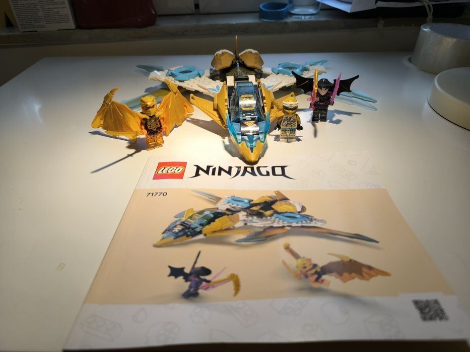 (267pcs)Lego Ninjago Zane's Golden Dragon Jet 71770