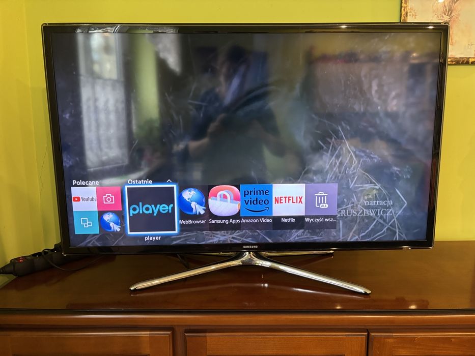 Telewizor Samsung SmartTV UE40F6320AW i dekoder