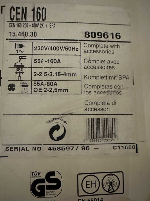 Spawarka Einhell CEN 160 – używana, sprawna