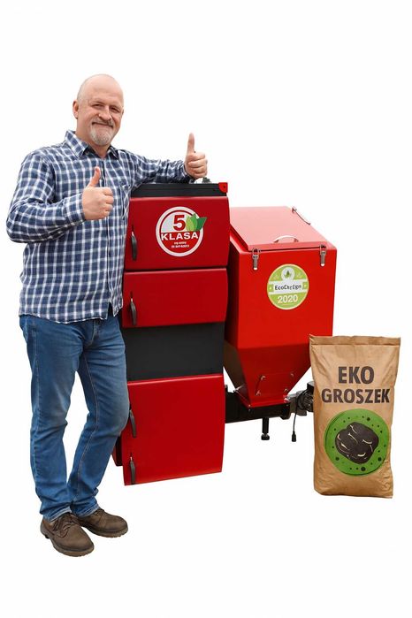 Kocioł c.o. ekogroszek kotły z podajnikiem piece 5 klasy 50 kW gratis