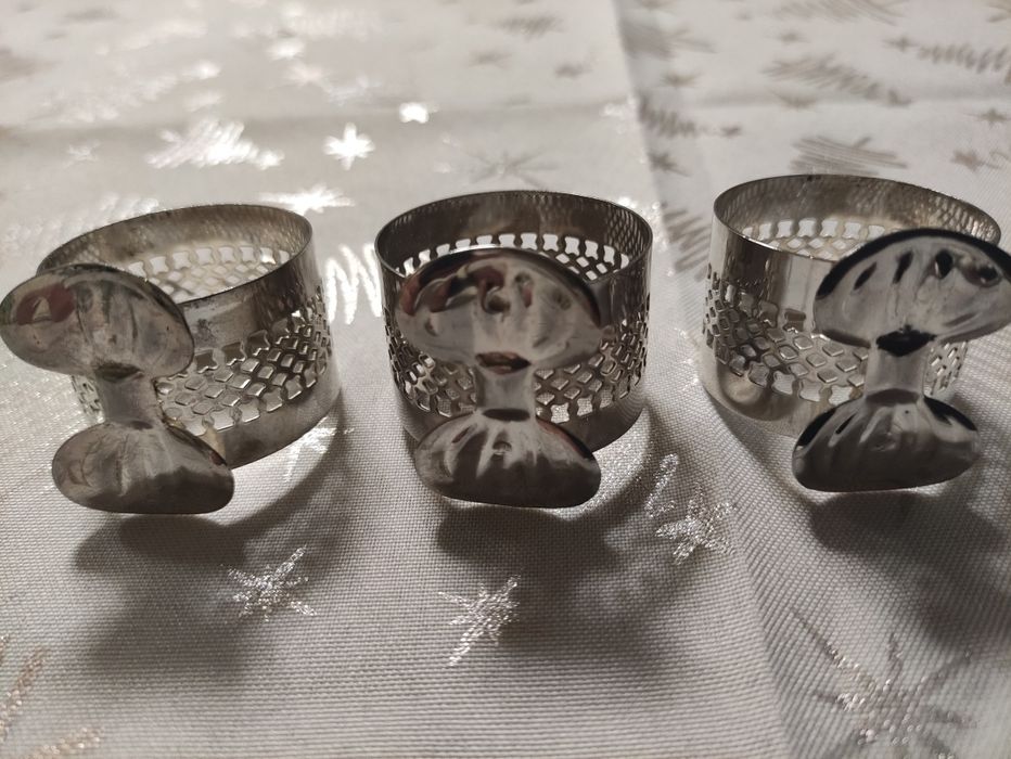 Argolas de guardanapo em casquinha