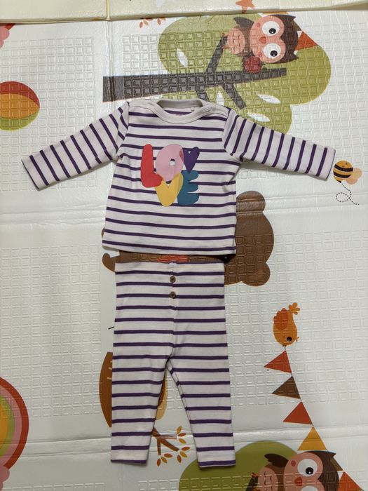 Костюмчики  3-6 м Next , H&M , Primark світшот +легінси