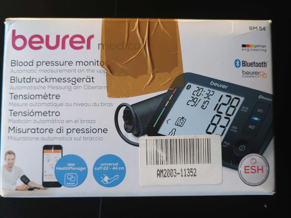 Ciśnisniomierz naramienny Beurer BM54z bluetooth