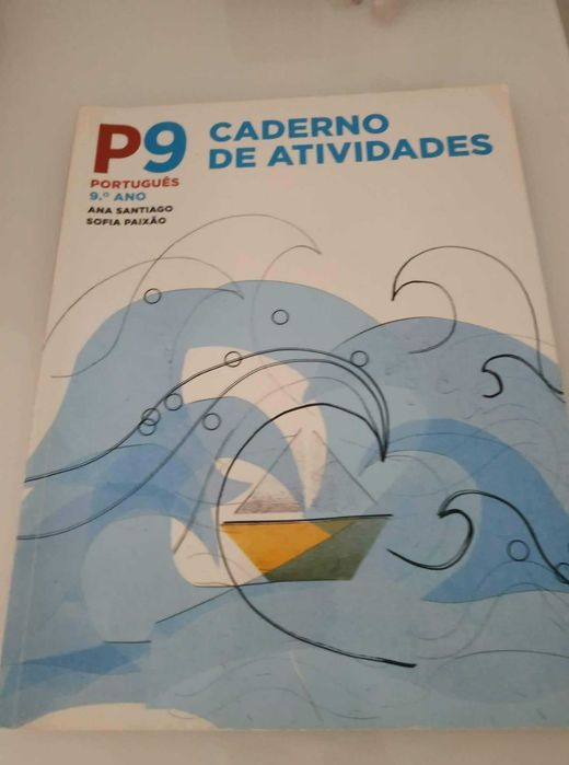 P9 - Português - 9º ano - Caderno de atividades, como Novo.