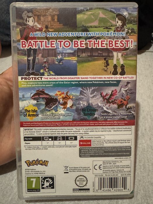 Pokemon Shield  + Expansion Pass + kody
