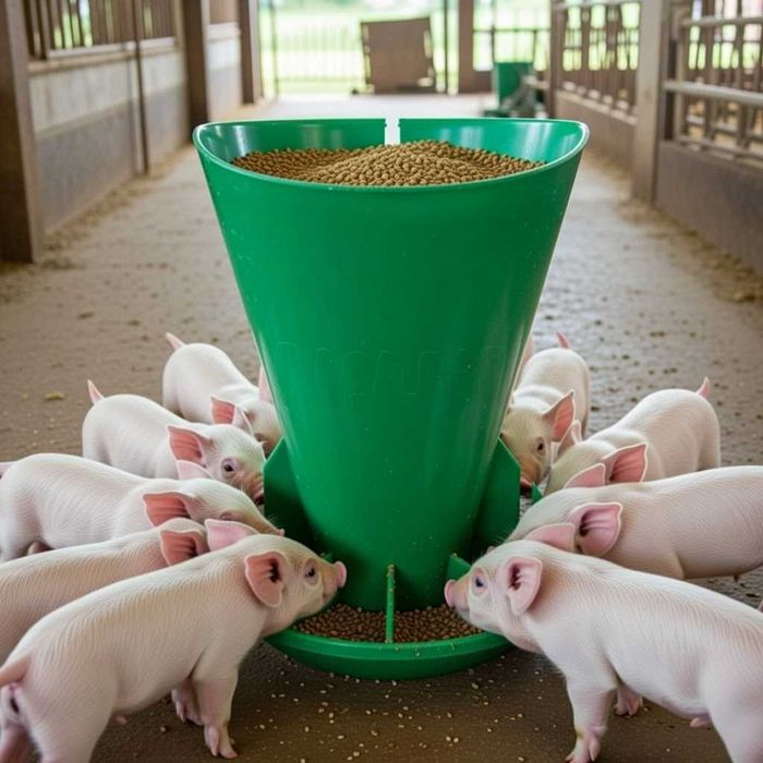 Automat paszowy karmnik dla prosiąt do karmy suchej i granulowanej 5l