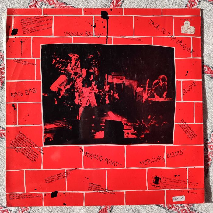 2 discos vinil + 1 DVD - Pink Floyd e David Lindley - pack