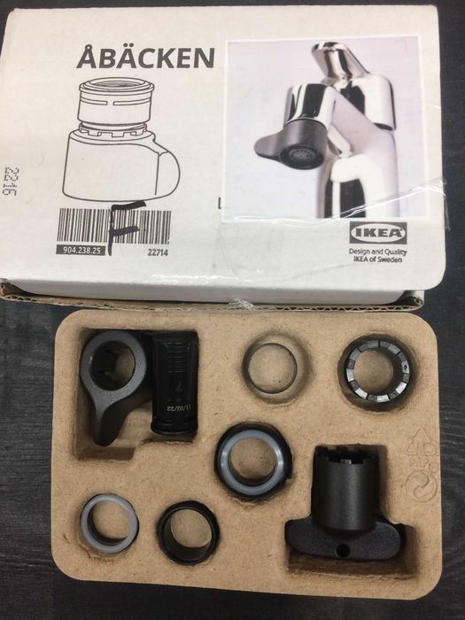 3 x ABACKEN dysza mgłowa perlator z IKEA