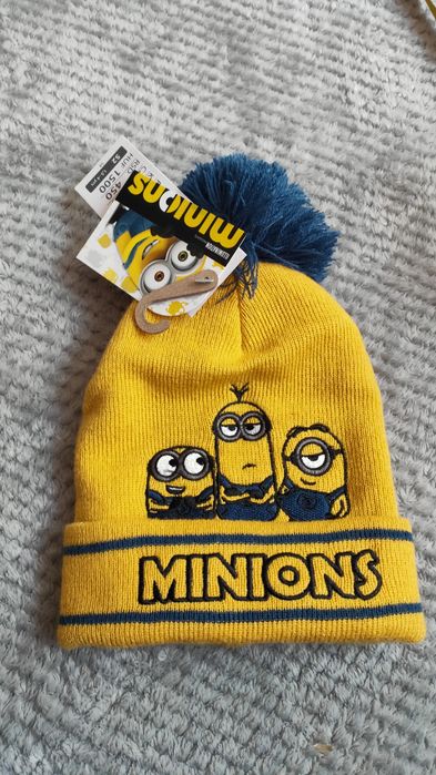 Nowa czapka Minionki zimowa