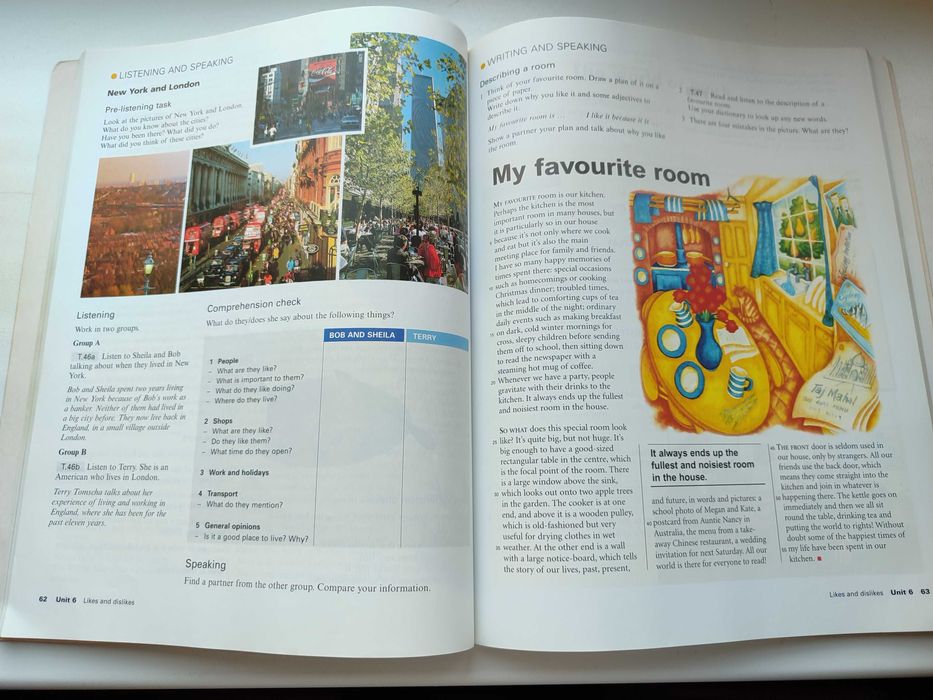 Книга. Headway englich course Hedway stodents book, часть 1 и часть 2.