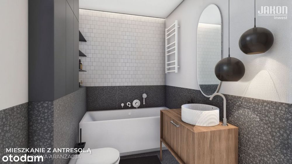 53 m² | mieszkanie dwupoziomowe z balkonem | Brzeg
