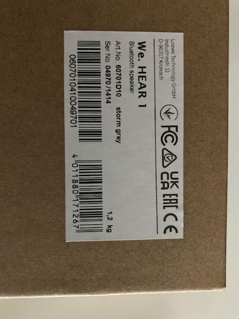 LOEWE - Coluna Bluetooth WE BY LOEWE Hear 1