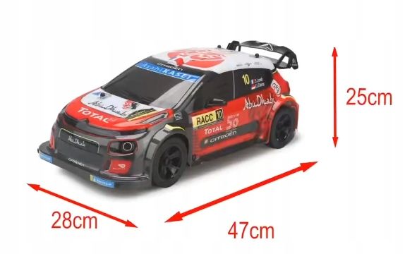 Samochód zdalnie sterowany auto Citroen  C3 WRC DRIT