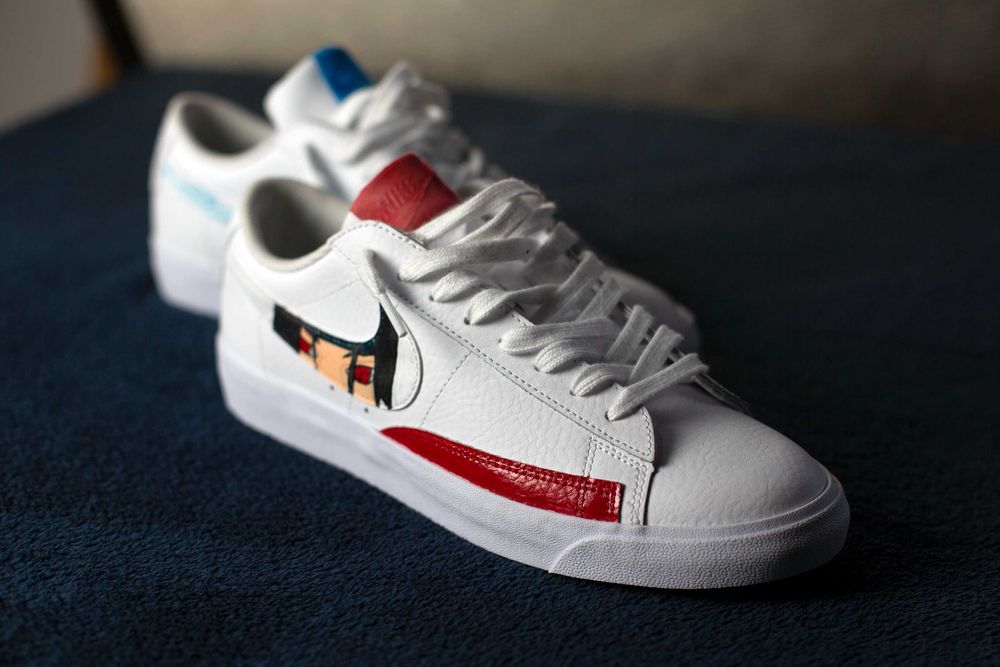 Buty Nike Blazer Low, custom Naruto