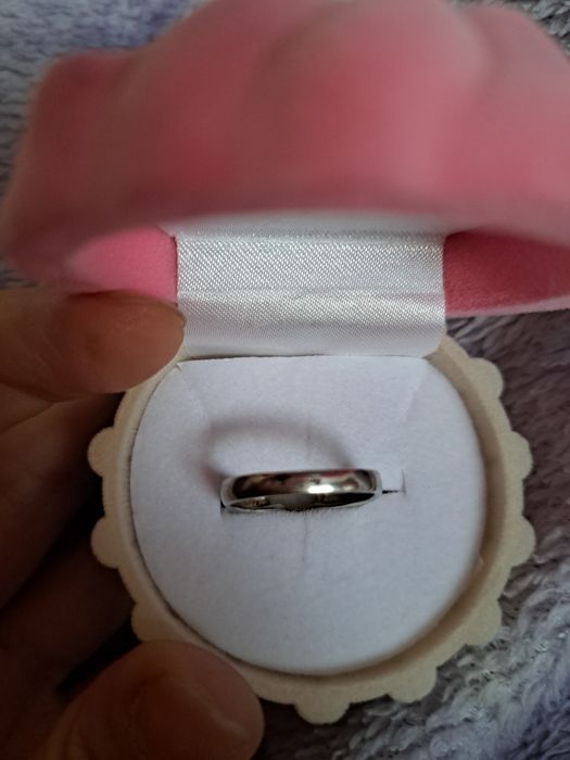 Anel de prata com madre perola