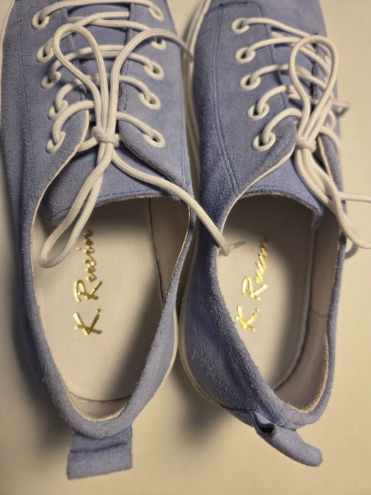 Trampki skórzane zamsz rozmiar 36