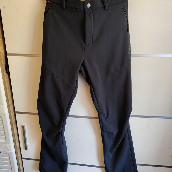 Super ocieplane softshell spodnie trekking Mammut winter Hiking  r.54
