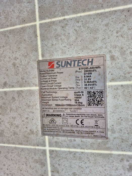 Painel Solar 285W