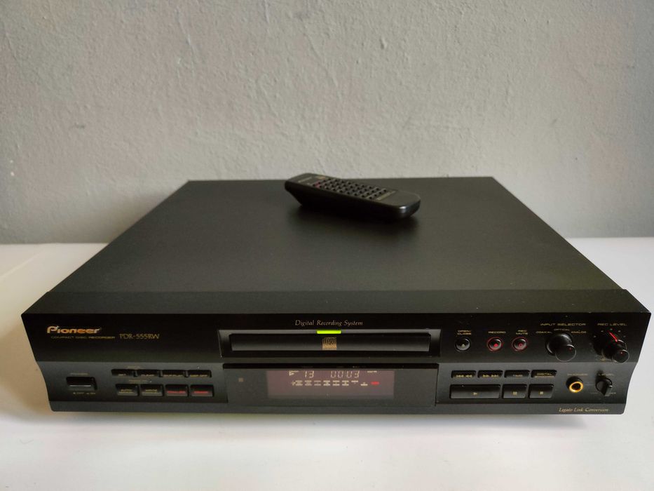PIONEER PDR-555RW nagrywarka odtwarzacz CD z pilotem