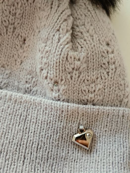 Promocja komplet czapka i komin dla dziewczynki