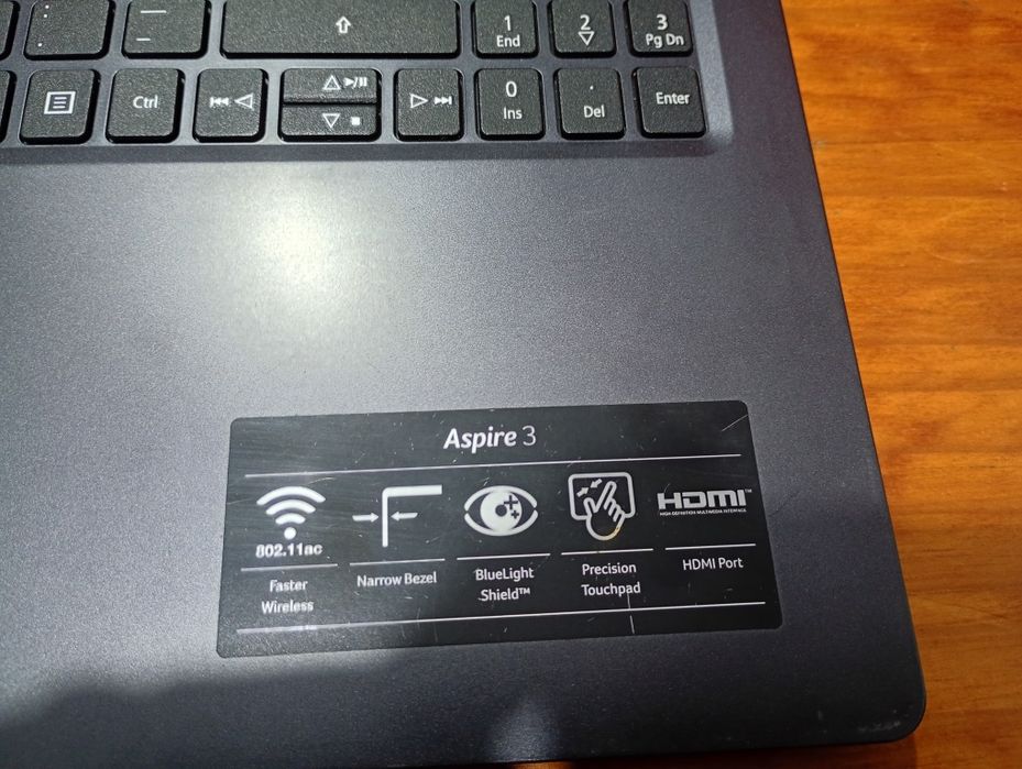 Portátil Acer aspire 3
