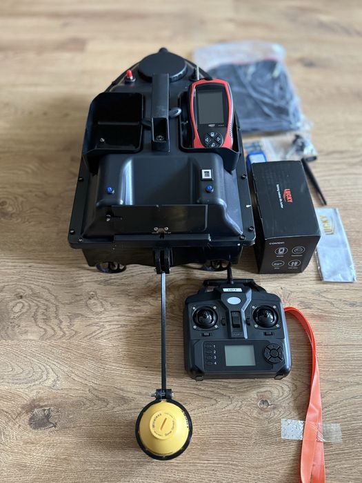 Łódka zanętowa v018 GPS Echosonda zestaw