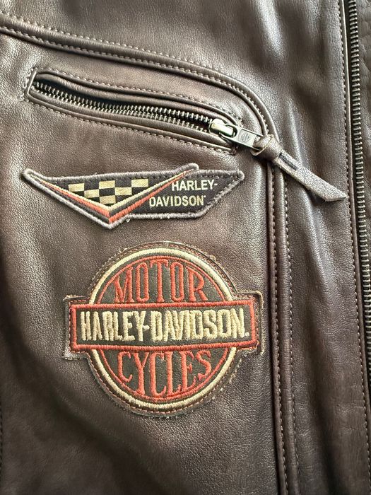 Casaco cabedal Harley Davison original