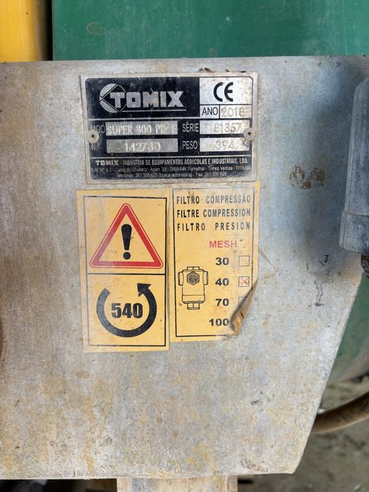 Vendo tomix 800 litros