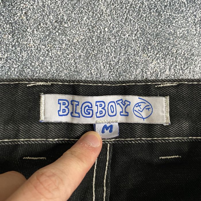 Шорти від polar big boy джинсові чорні оверсайз, вільний крой біг бой