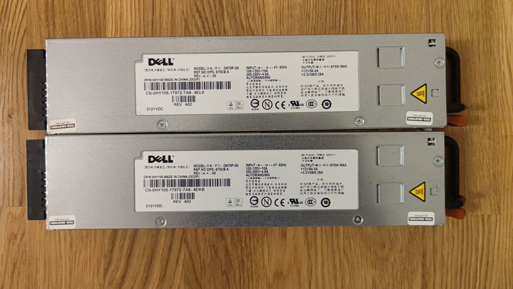 Dell PowerEdge 1950 | 2 x Xeon E5310 | 20GB RAM | 2 x 73GB HDD SAS