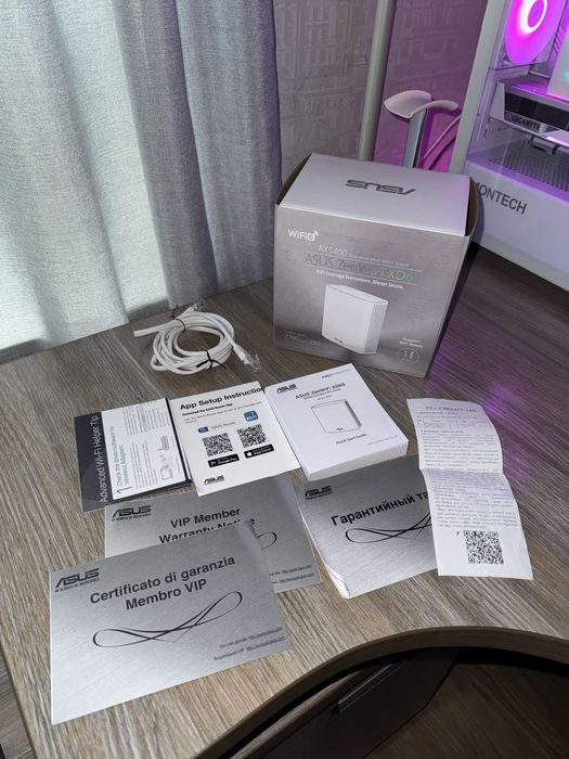 Wi-Fi роутер Asus ZenWiFi XD6S 1PK (W-1-PK) White / AX5400