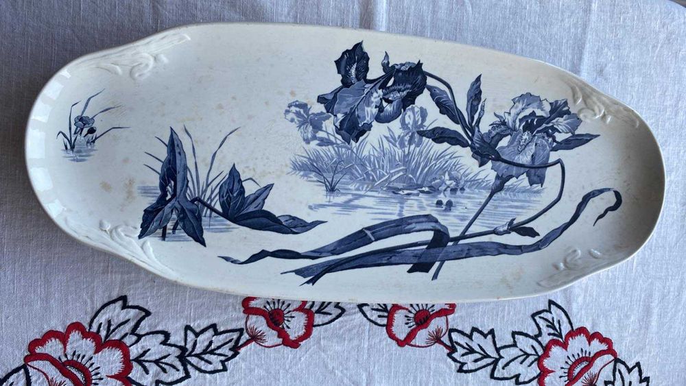 Блюдо "Ирисы" 63 см Кузнецов Россия