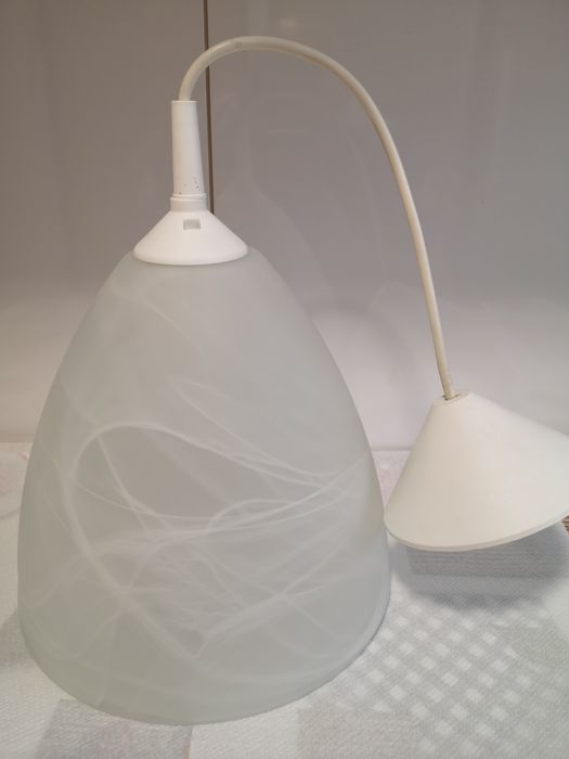 Lampa wiszaca szklany klosz (Alfa)
