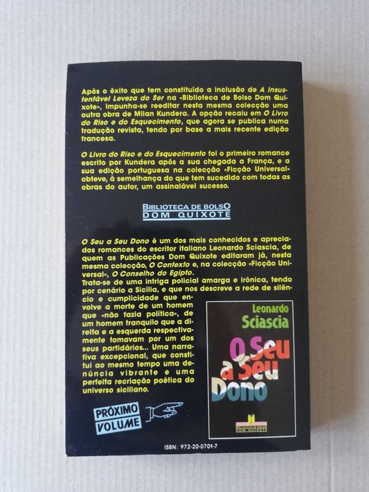 O livro do riso e do esquecimento - Milan Kundera