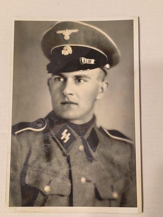 Lote de 4 fotografias das tropas das SS anos 50