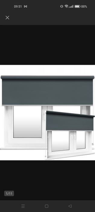 Roleta wewnątrz 160x180