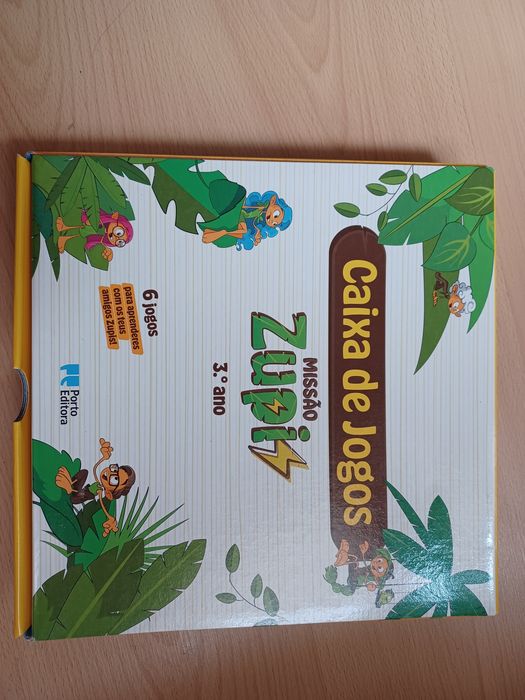 Caixa de jogos missão Zupi 3 ano