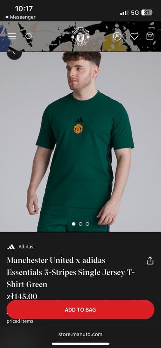 Nowa koszulka Manchester United Adidas