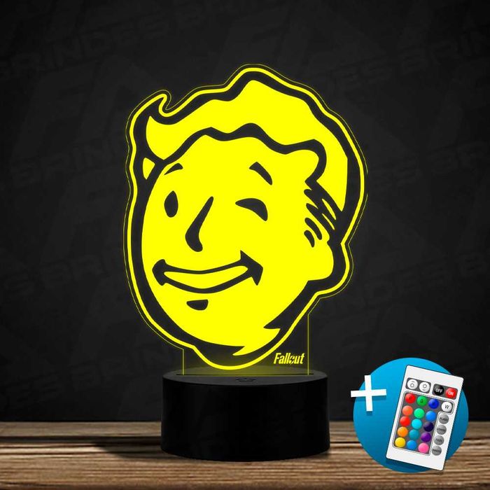 Candeeiro Led personalizado - Fallout64585341087362126