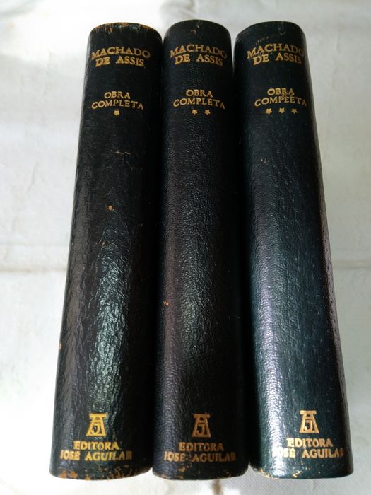 Obra Completa de Machado de Assis Papel Bíblia 3 Volumes