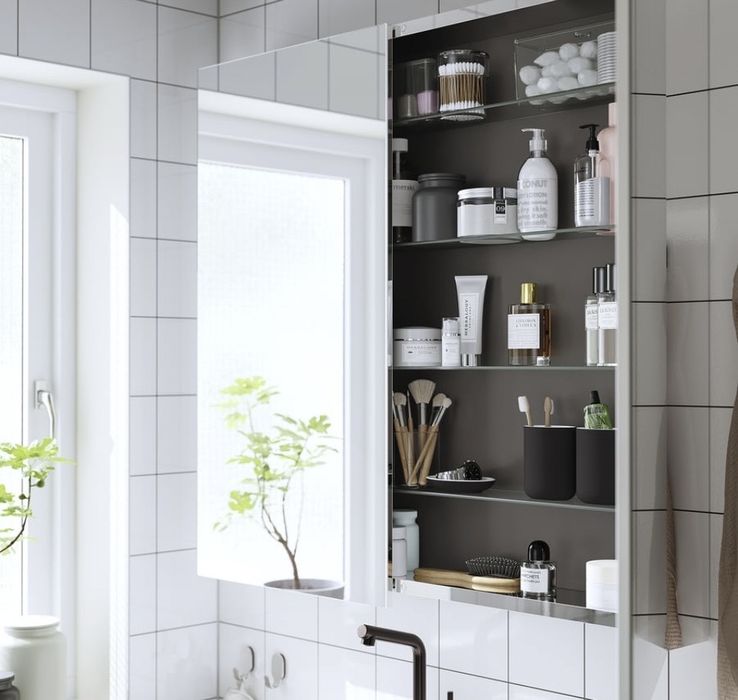 Szafka z luster do łazienki  Lettan ikea