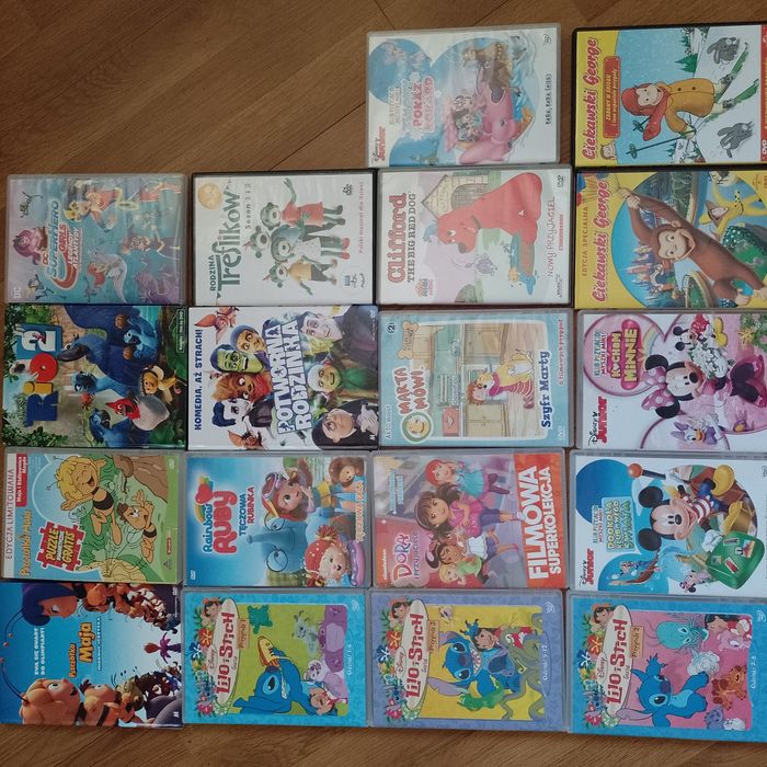 Sprzedam zestaw płyt dvd bajek