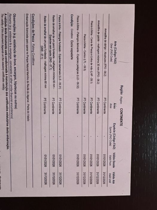 Embarcação de pesca profissional