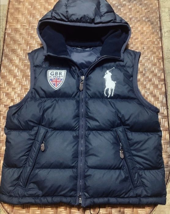 Винтажний,жилет, пух, Polo оригинал