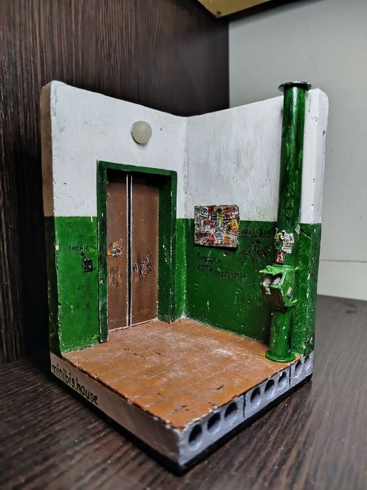 Діорама Під'їзд 1:15