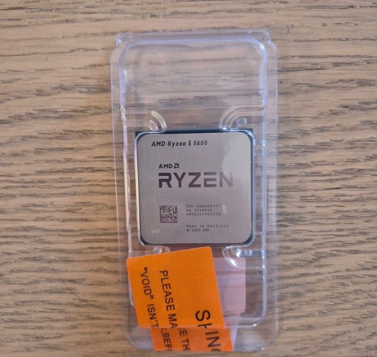Процесор Ryzen 5 5600 новий